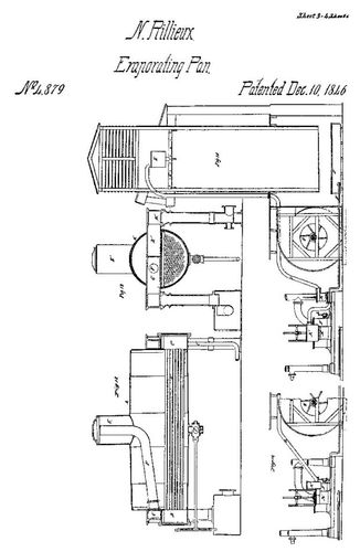 N. Rillieux Evaporating Pan.