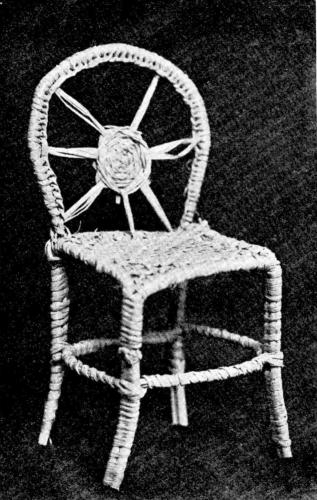 CHAIR No. I

Made of reed and raffia.